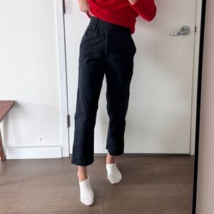 Maison Kitsune Tapered Navy Chino Size 34